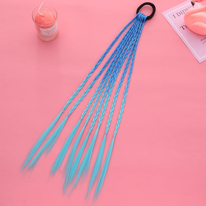 Разноцветные плетеные резинки для волос: Джазовая прическа для детей