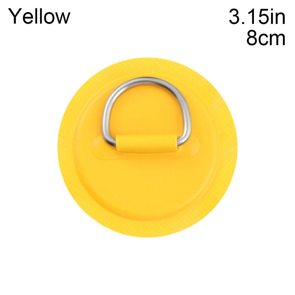 Pad Stainless Steel Raft Dinghy D Ring Pad/Patch Kayak Surfboard SUP Tie Down Inflatable Boat Patch