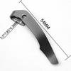 Новый титановый сплав задний зажим для ножа Cld Steel 29TLCC DIY аксессуары индивидуальный складной карманный нож задний зажим для талии инструмент