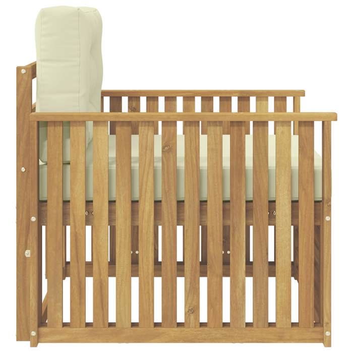Maison Exclusive - Canapé d’extérieur Polyester Blanc