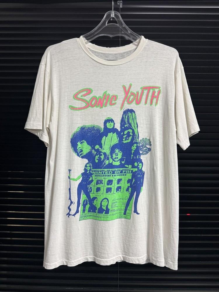 Винтажная футболка Sonic Youth Tannis Root Белая Унисекс 90-х Перепечатка S5XL WA3877 Унисекс Футболка