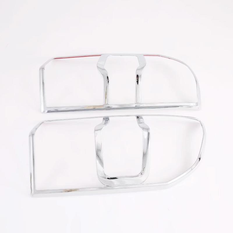 For Nissan Patrol Y61 Super Safari 8/2004-12/2009 Chrome Silver Car Tail Lamp Side Taillight Cover Trim Bezel 2005 2006