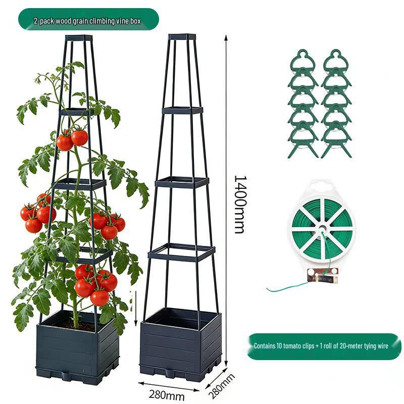 Yingtang Garden Tower Tomato Trellis Planter Set
