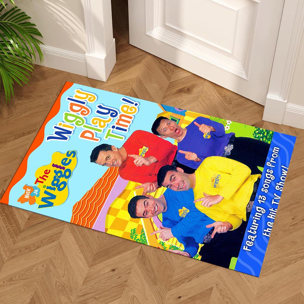 Wiggles Carpet Suitable for Playrooms Living Rooms Foyer Bedrooms Anti-slip Rug Anime Office Decor Best for Christmas