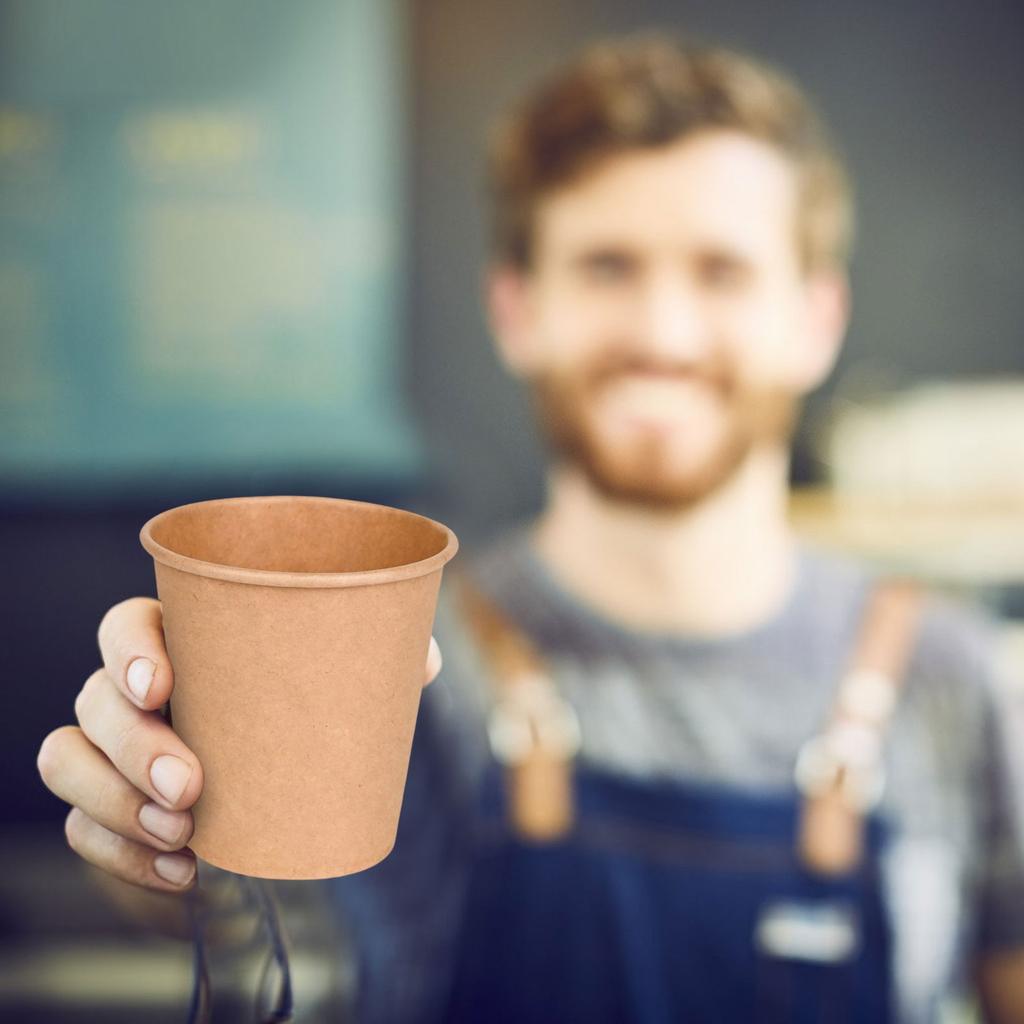 Бумажный стаканчик Одноразовый стаканчик Стакан для воды, Подходит для пикников, барбекю, путешествий и мероприятий