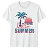 Hello Summer Beach Travel Unisexs TShirt Unisexs Tee Graphic Unisex Top