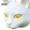 Funny Photo Prop Cat Head Squirrel Feeder, Animal Face, Outdoor Hanging Feeder Garden Wildlife Feeding Station for Backyard Patio Decor Playful Gift