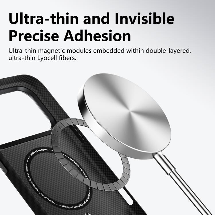 Lightweight Zero‑Feel Lyocell‑Fiber Water‑Adhesive Magnetic Phone Case, Frosted Twill‑Texture Slim Protective Cover For iPhone 16