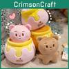 Plush Butter Bear Toy Honey Pot Series Pendant Stuffed Animal With Cotton Pp