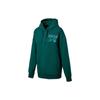 Puma Downtown Series Letter Print Пуловер с капюшоном и длинным рукавом Женский топ Зеленый 537652-24