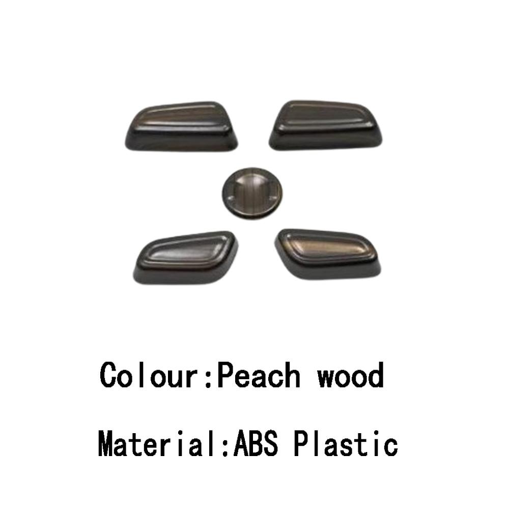 For Toyota Venza/Harrier 2024 ABS/Steel Car Seat Adjustment Switch Cover Decoration Frame Interior Accessories