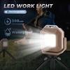 Rechargeable LED Work Light, Waterproof Inspection Lamp with Magnetic Base, for Car Repair, Emergency & Workshop Use