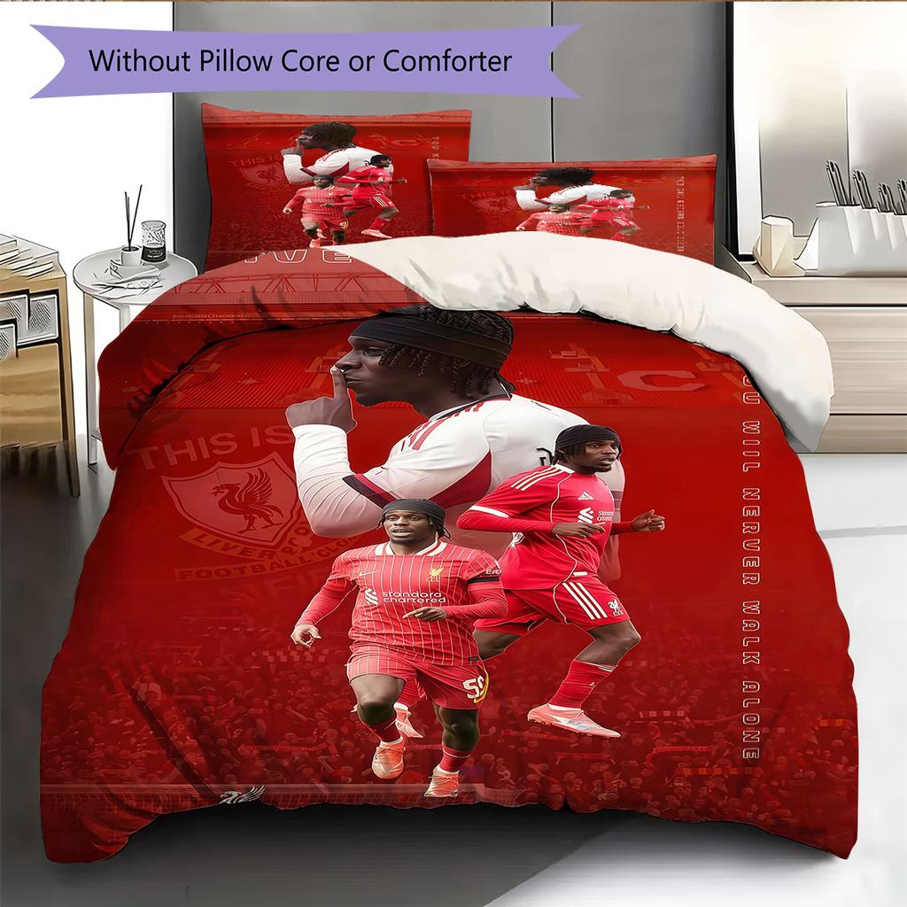 Jeremie Frimpong Pattern Bedding Home Decoration Birthday Gift ( 1 duvet cover + 2 pillowcase, without core),fan merchandise.