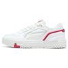 Li Ning Модные Износостойкие Дышащие Низкие Скейтборд-Кеды Женские Бело-Красные AGCT010-1