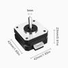 Nema17 17Hs4023 для 3D-принтера экструдер 4 вывода Nema 17 22 мм 42 шаговый двигатель 42*42*23 мм 1.0A 12 В 14 Н. см ЧПУ лазерный гравер двигатель