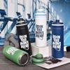 304 Stainless Steel Insulated Travel Mug 600ml Leakproof Portable Water Bottle Students Outdoor Gym Office