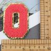 Mixed Color English Alphabet Embroidery Cloth Sticker Digital Towel Embroidery Computer Embroidery Stamp Clothes Smiley Face Patch Sticker