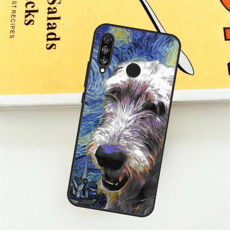 Irish Wolfhound Dog Case For Huawei Nova Y61 Y91 Y60 Y70 Y90 Nova 9 10 SE 11i 8i 3i P20 P30 Pro P40 Lite Cover