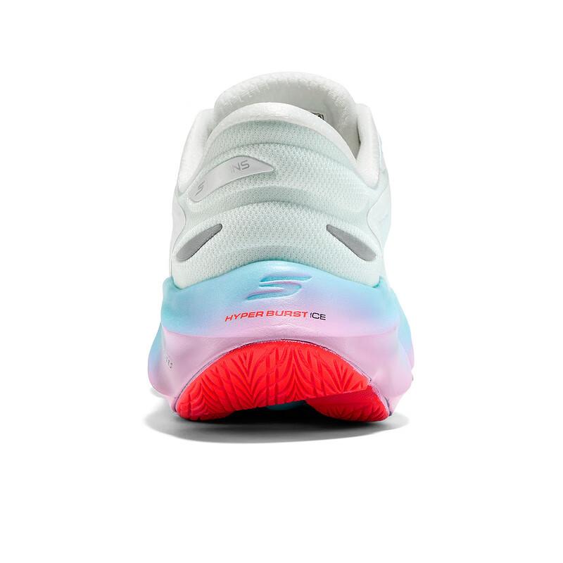 Skechers Aero Burst Удобная Ткань Амортизация Поддержка Низкие Повседневные Беговые Кроссовки Женская Сникерс Белый 172215-WMLT