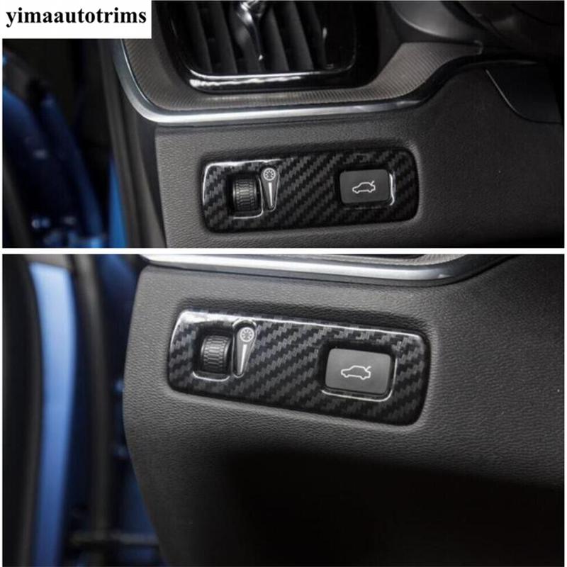 Headlight Switch Head Light Lamp Adjust Button Cover Trim For Volvo XC90 XC60 XC40 S90 V90 2018 - 2025 Accessories Interior Kit