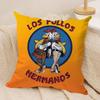 Los Pollos Hermanos Наволочка Шелковистый Короткий Плюш Двусторонняя Печатная Наволочка для Дивана Все Сезоны Домашний Декор Подарок