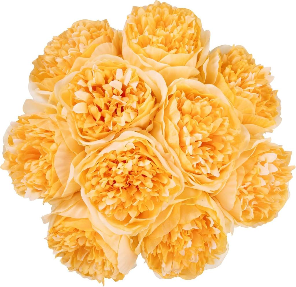 5-10 шт. Искусственный шелковый пион с стеблем, винтажный пион, роза, подходящие для семейного свадебного украшения