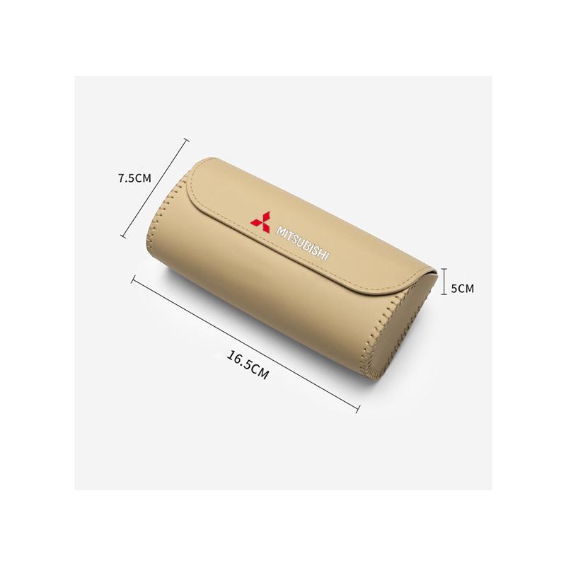 Автомобильный футляр для очков автомобильный органайзер держатель для солнцезащитных очков Для Mitsubishi Outlander I200 Pajero Eclipse ASX Lancer Space Delica Ex