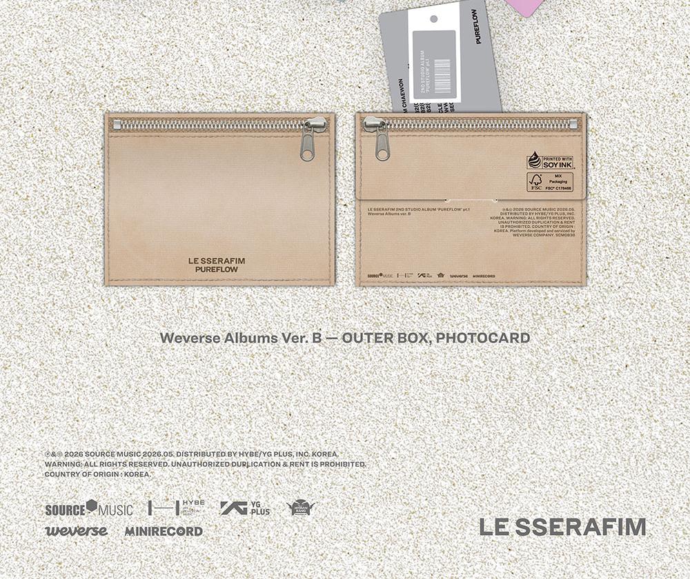 LE SSERAFIM [PUREFLOW] ч.1 Второй студийный альбом (Альбомы Weverse вер.)