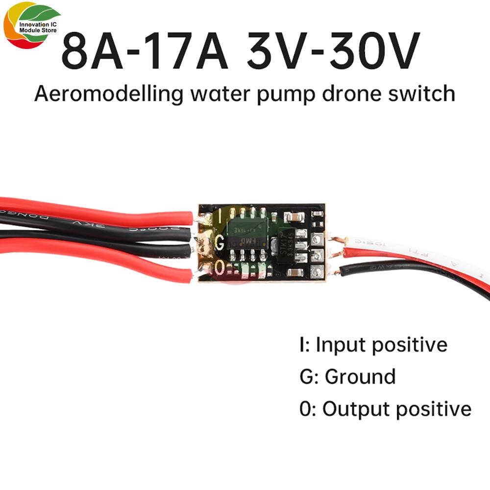 8a-17a 1v-11v Avionics Pump Drone Switch Pwm Signal Control Driver Module High Current Rc Switch Motor Controller