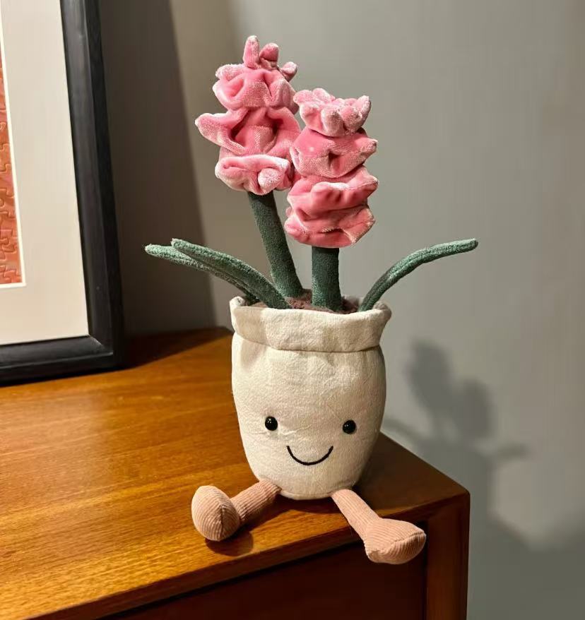 Jc Plush Potted Plant Decor Toy Sunflower Daisy Drop Stuffed Soft Comfortable Doll Home Decoration Trendy Toy Jc Plush Gift