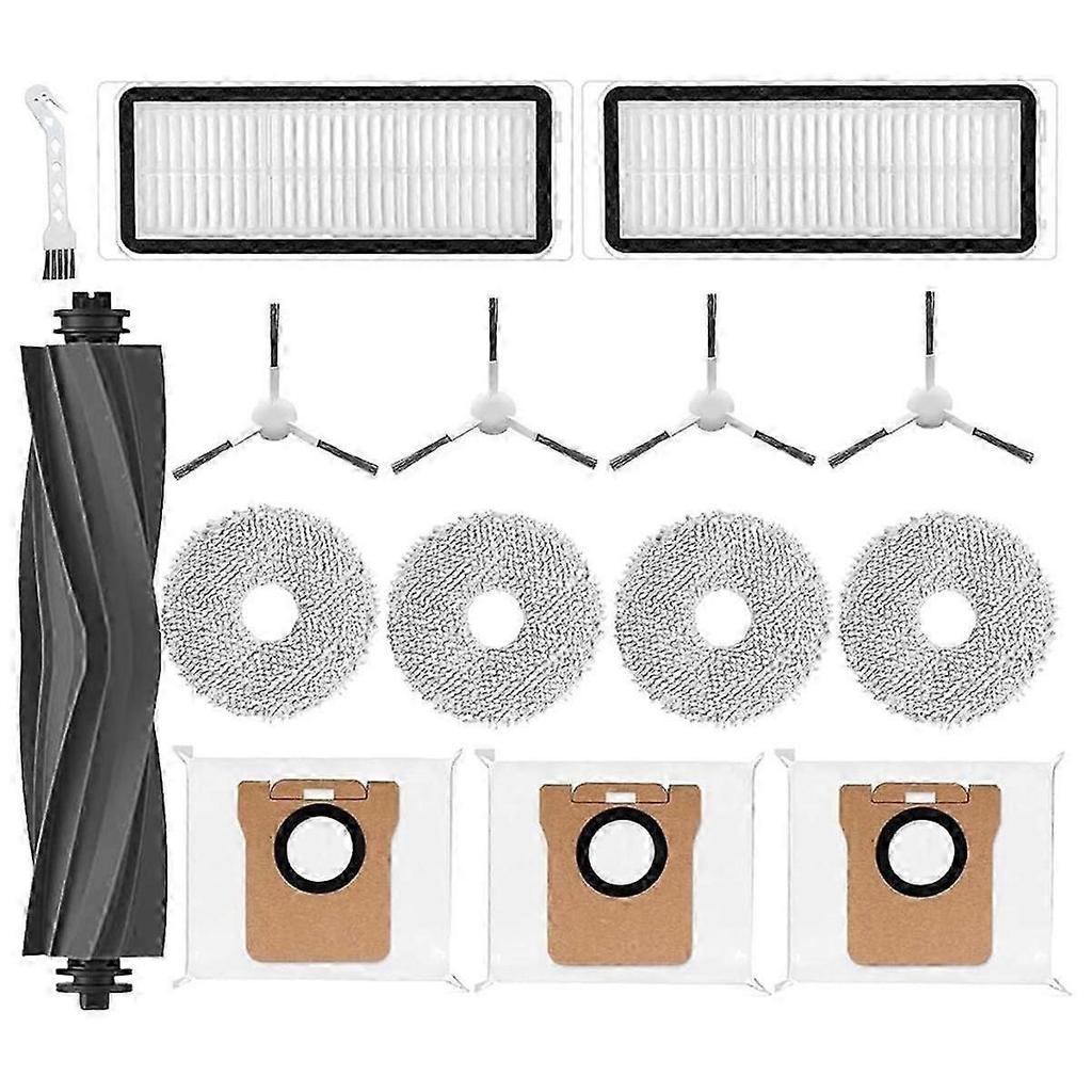For L10S Ultra L10 Ultra Robot Vacuum Cleaner, Main Brush Side Brushes Hepa Filters Mop Pads Dust B