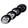 56mm Car Styling Car Tyre Center Hub Cap Sticker Emblem Decoration Cover For Mazda 3 6 CX3 323 MX5 CX 5 CX-5 Auto Accessories