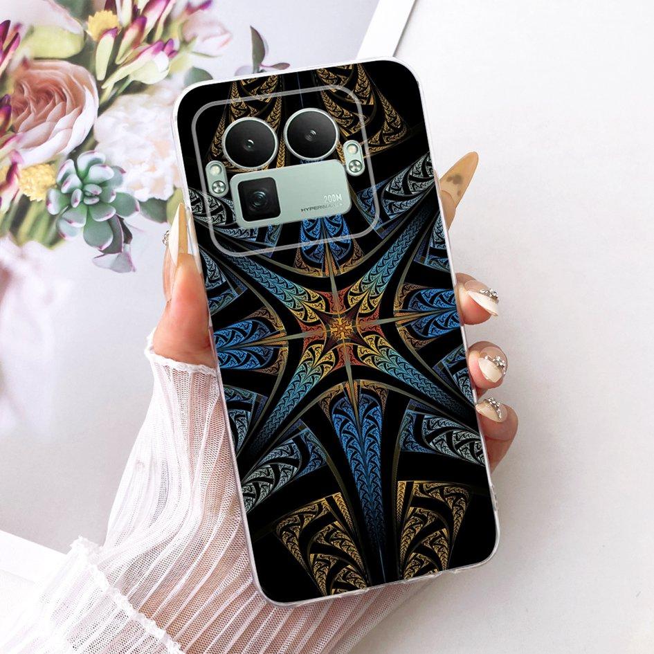 Чехол для Realme GT8 Pro 2025 RMX5210 Популярный Цветок Бантик Мягкий Тонкий Силиконовый Задний Чехол Для Realme GT 8 GT8 RealmeGT8 5G Coque