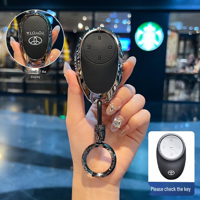 Toyota BZ3X Platinum Key Case with Remote Control Shell for 2025 Models