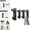 Durable Stainless Steel Clothes Hook Set With High Low Dual Hooks For Versatile Use