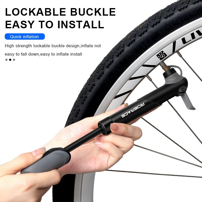 Mini Portable Bike Pump Bicycle Hand Inflator Multifunctional For Ball For Schrader Presta Valve Outdoor Cycling Accessories