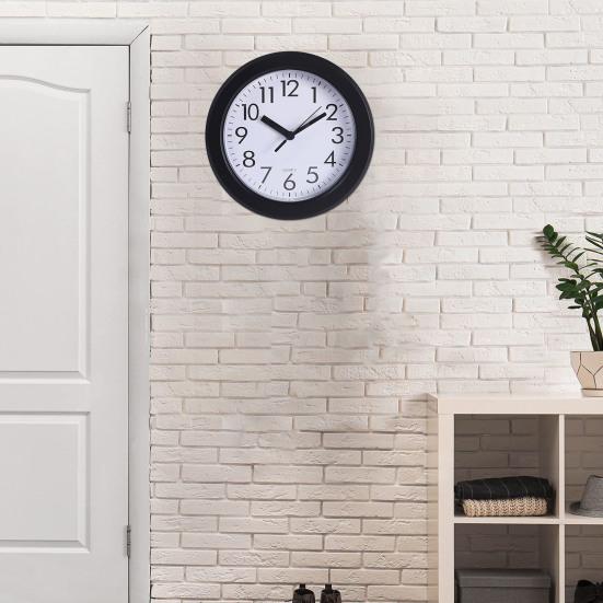 Современные настенные часы, дизайн с большими цифрами, легко читаемые, на батарейках, бесшумные, не тикающие, декоративные подвесные часы