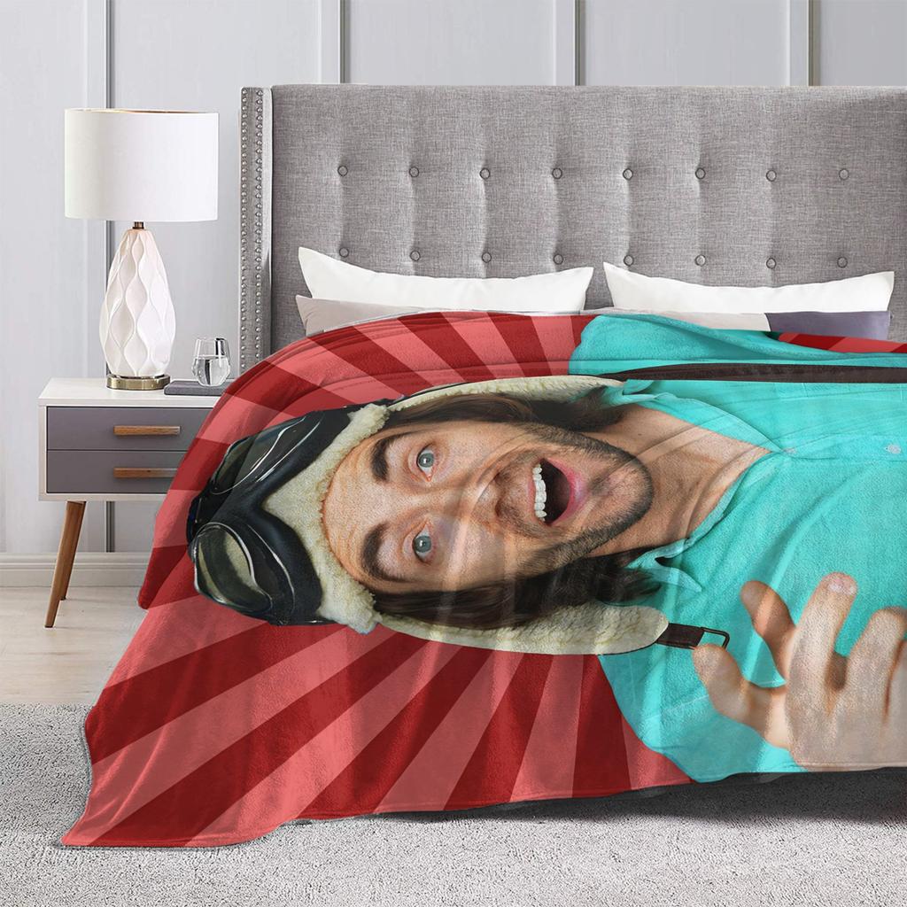 Danny Go Warm Soft Blanket Kids Plush Throw Blanket Novelty Couch Chair Flannel Bedspread Sofa Bed Cover