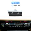 Air Conditioning Fan Wind Volume AC Control Switch Button Cap Cover For BMW 5GT 5 6 7 Series F01 F02 F06 F07 F10 F11 F12 F18
