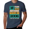 18 Years Of Being Awesome Made In 2006 Limited Edition Tshirt Daily Wear Print Tshirt