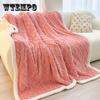 Двустороннее одеяло из тафты, теплое утолщенное флисовое однотонное одеяло, мягкое теплое одеяло, ворсовое одеяло для дивана, дивана, офиса, кровати, кемпинга, путешествий