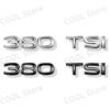 EPYFH1 1Pcs 3D Metal 230 280 300 330 380 TSI Fender Tail Car Logo Side Badge Rear Trunk Emblem Sticker For VW Golf Jetta Passat MK4 MK5