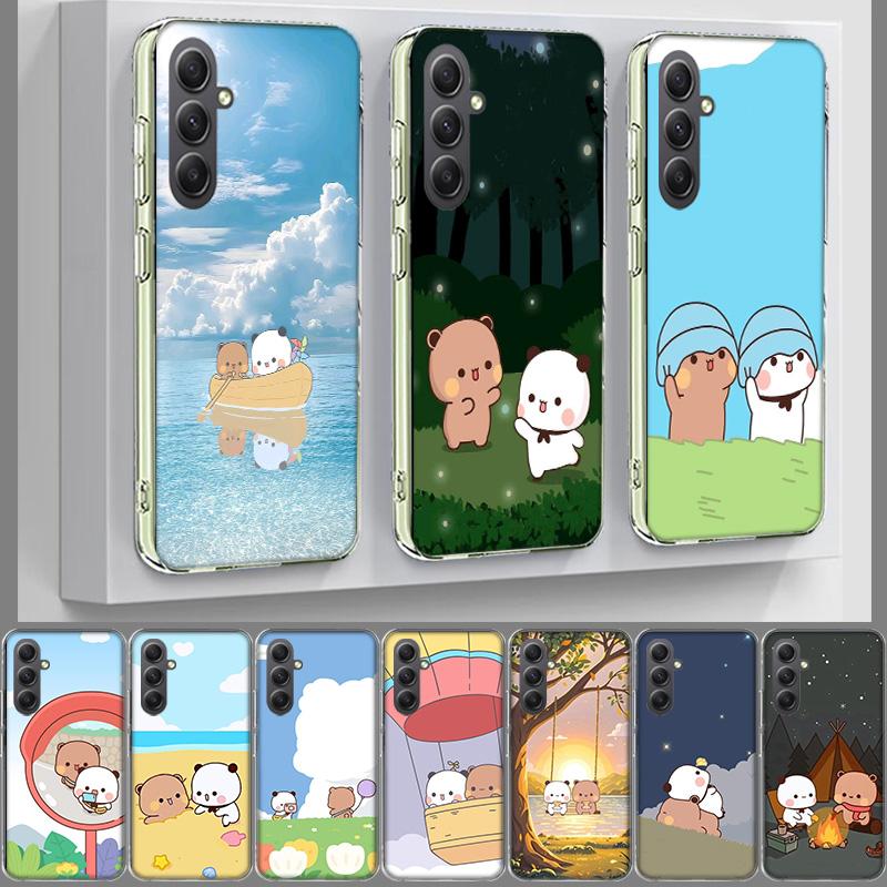 Cute BuBu DuDu Phone Case for Samsung A17 A37 A57 A07 A16 A26 A36 A56 A06 A02S A12 A22 A32 A52S A04S A14 A24 A34 A54 A03 A13 A33