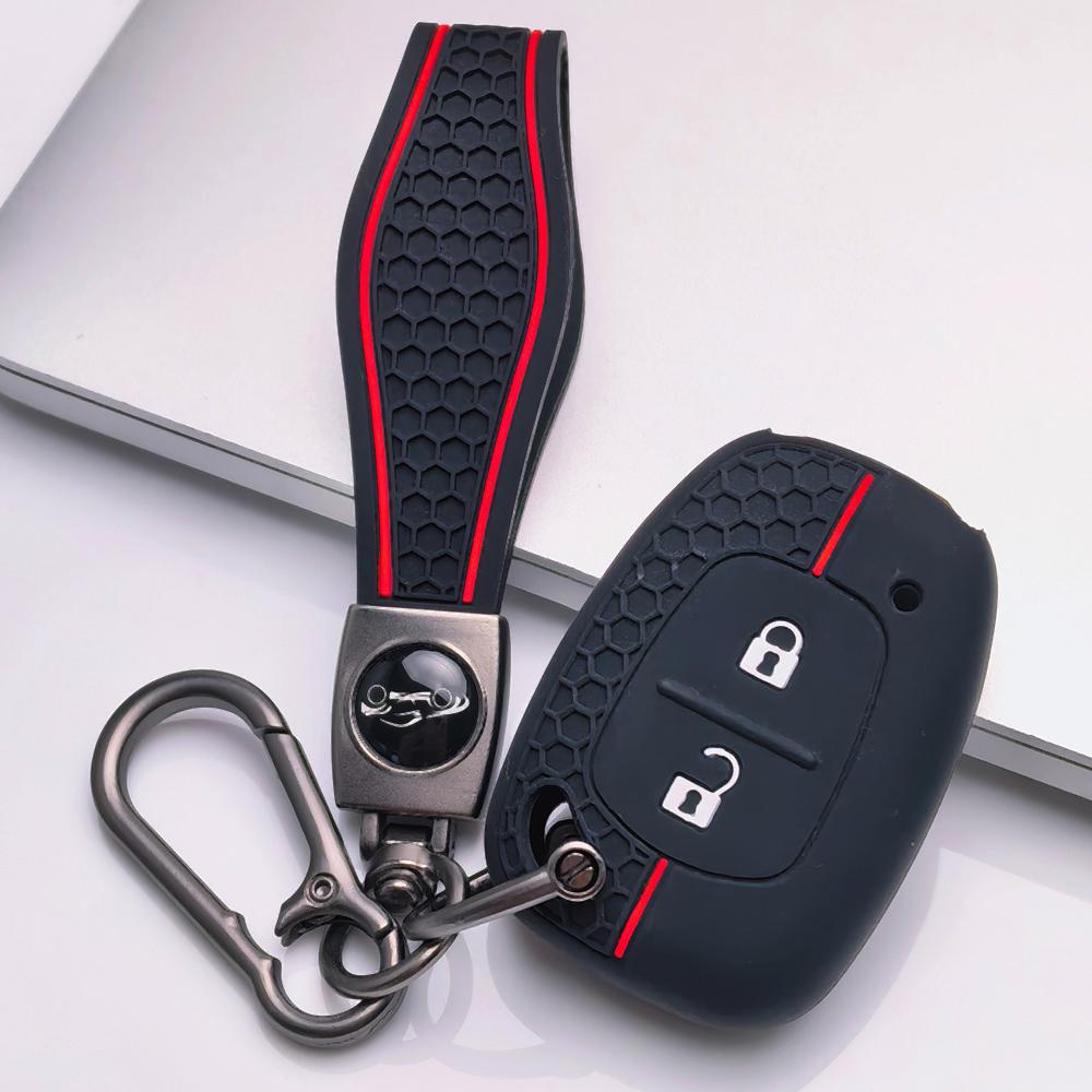 Чехол для брелока для Renault Clio Kangoo Modus Twingo Master Sandero Logan Duster с брелоком, поверхность устойчивая к царапинам, ударопрочная конструкция