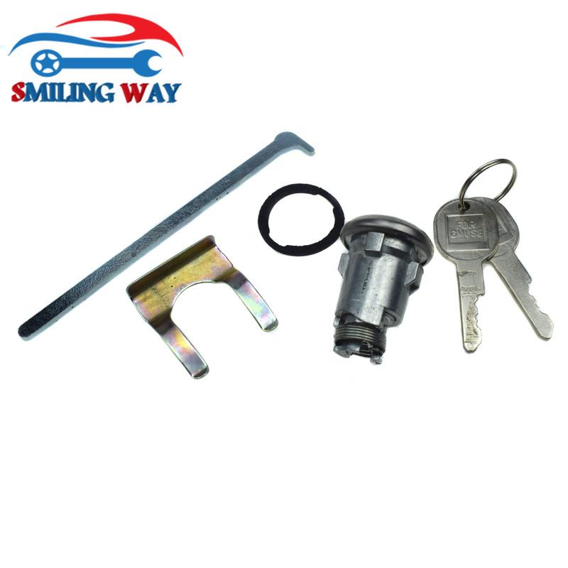 Ignition or Door or Trunk Lock Cylinder Keys Barrel Kit LC1426 DL1580 TL1575 For Chevrolet Buick GMC Cadillac Pontiac Oldsmobile