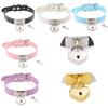 Leather Collar Locket Love Heart Harajuku Sub Slave Punk Choker Collars & Leashes