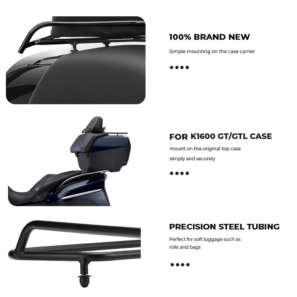 Motorcycle K1600 GT K1600 GTL Storage Bag Rear Bag For BMW K1600 GT GTL 2011-2016 Rear Luggage Rack Motorcycle Trunk Bracket