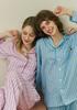 Хлопковый комплект пижамы для пары Seideu Blueet Rosé