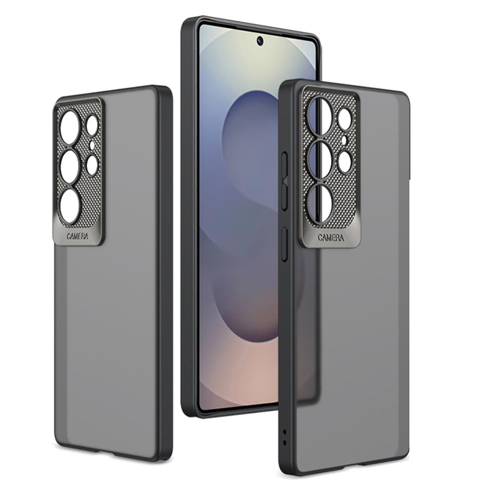 For Samsung Galaxy S25 Ultra Case Skin Touch Translucent Hard PC Phone Back Cover Dragon Scale Design