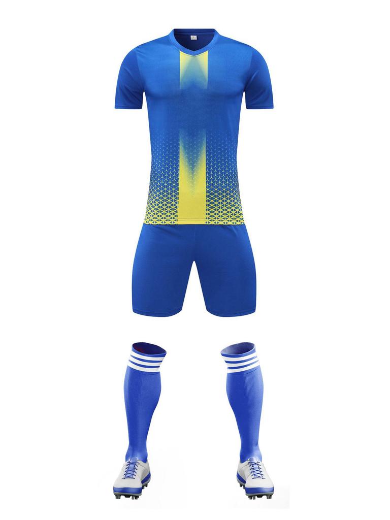 Премиальная быстросохнущая дышащая спортивная фитнес-соревновательная футбольная тренировочная форма с напечатанным номером